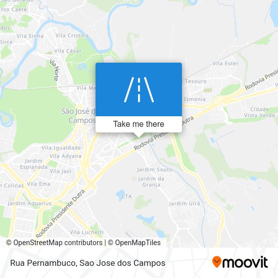 Rua Pernambuco map