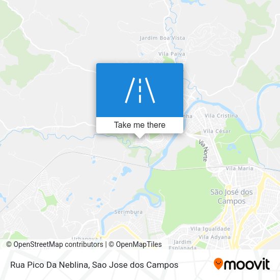 Rua Pico Da Neblina map