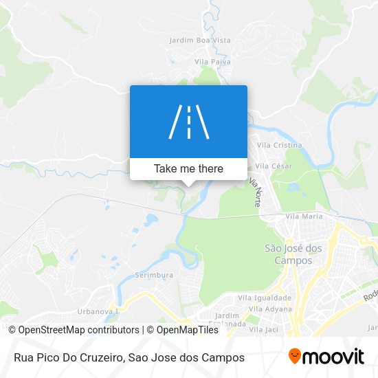 Rua Pico Do Cruzeiro map