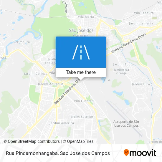 Rua Pindamonhangaba map