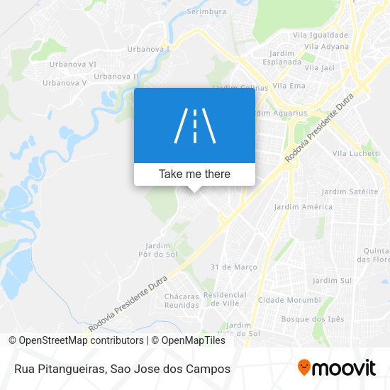 Rua Pitangueiras map