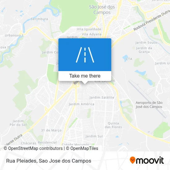 Rua Pleiades map
