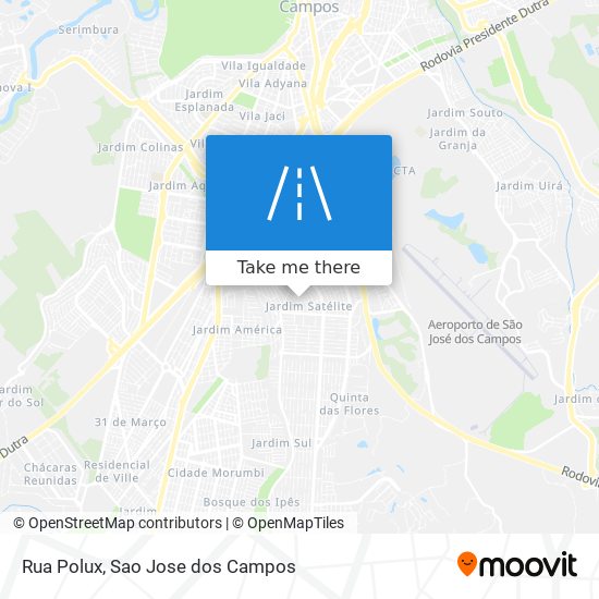 Mapa Rua Polux