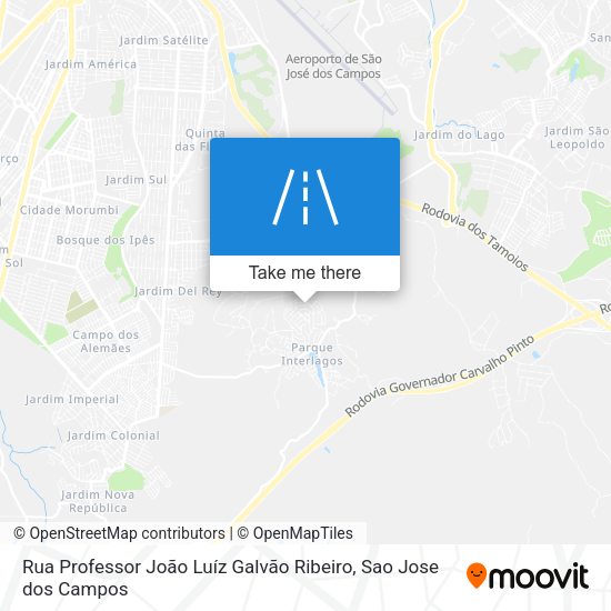 Rua Professor João Luíz Galvão Ribeiro map