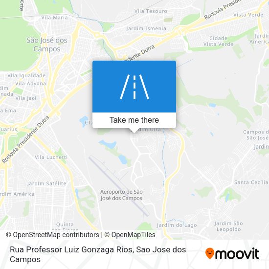 Rua Professor Luiz Gonzaga Rios map