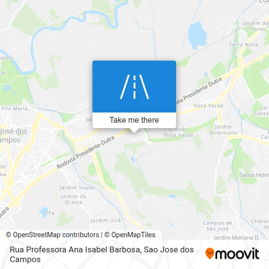 Rua Professora Ana Isabel Barbosa map