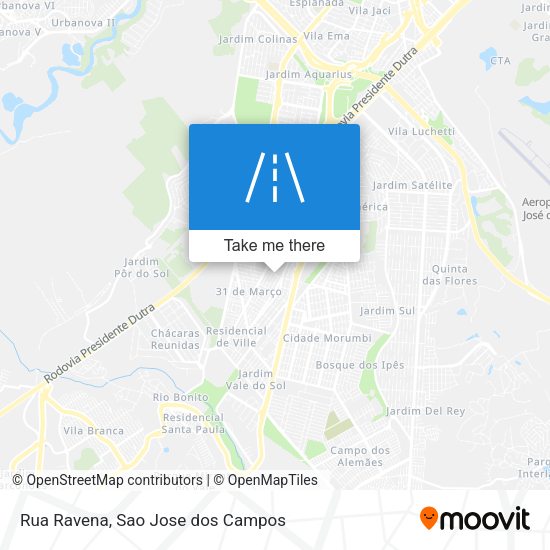 Rua Ravena map