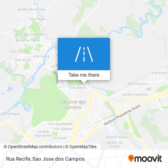 Mapa Rua Recife