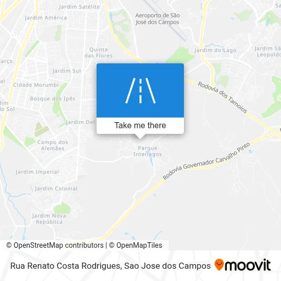 Rua Renato Costa Rodrigues map