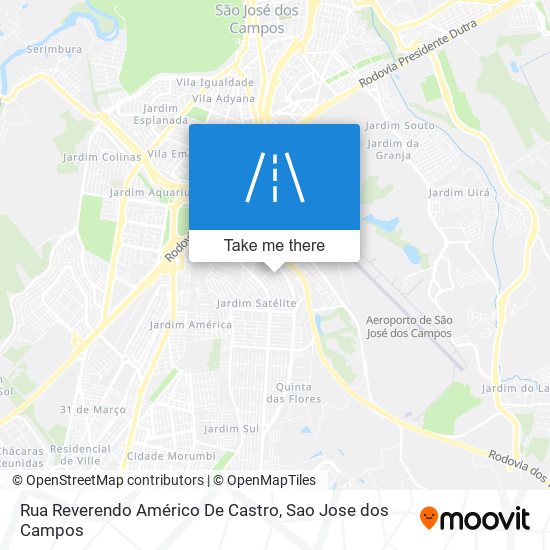 Rua Reverendo Américo De Castro map