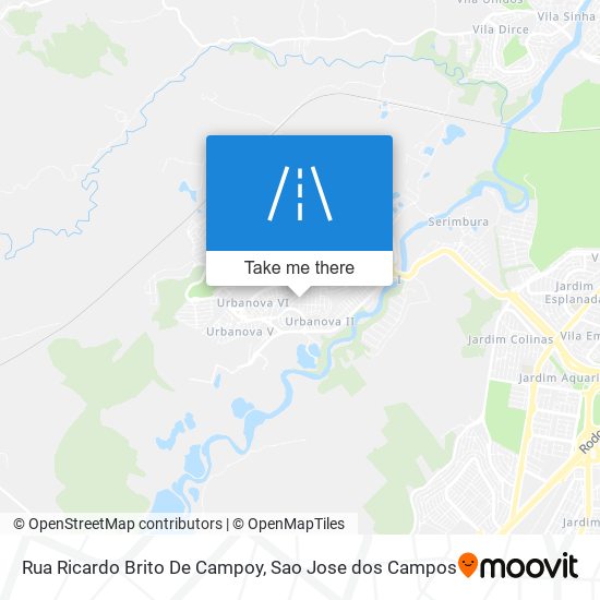 Mapa Rua Ricardo Brito De Campoy