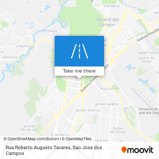 Rua Roberto Augusto Tavares map