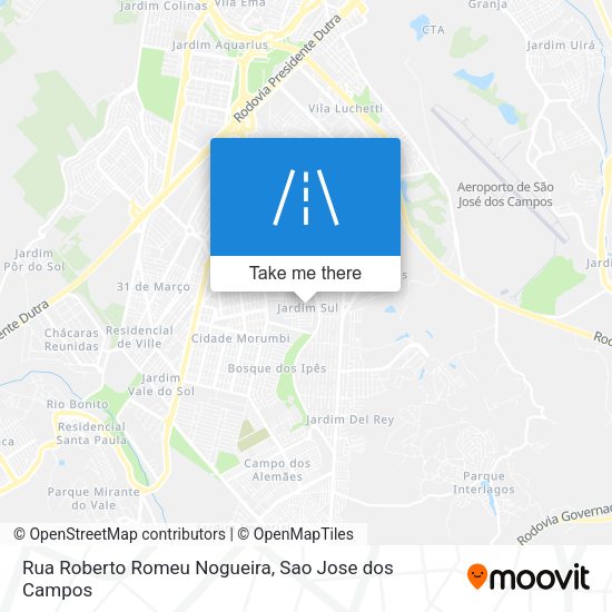 Rua Roberto Romeu Nogueira map
