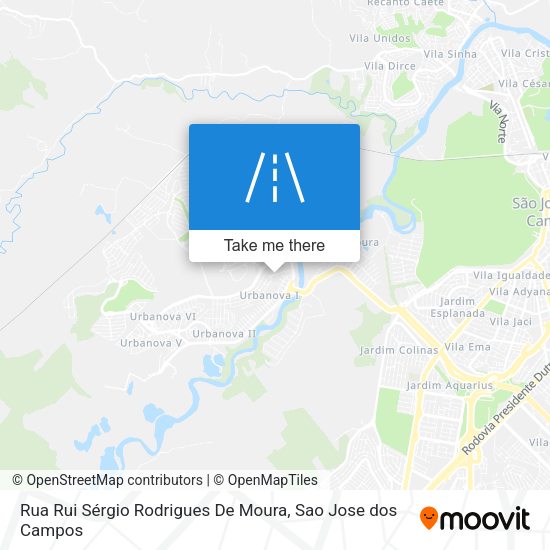 Rua Rui Sérgio Rodrigues De Moura map