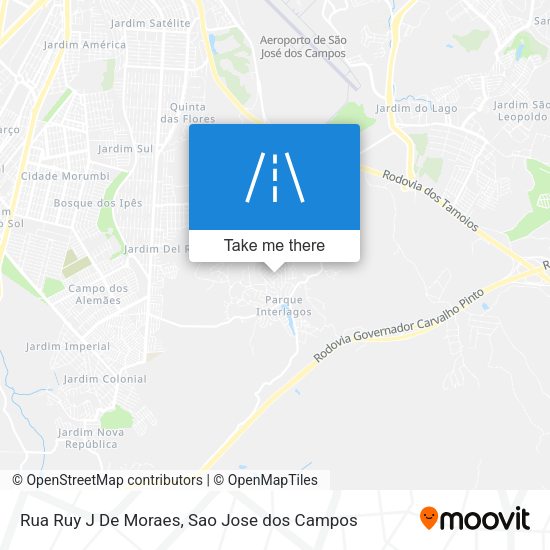 Rua Ruy J De Moraes map
