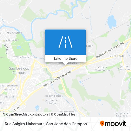 Rua Saigiro Nakamura map