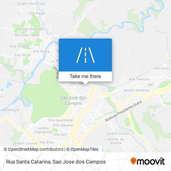 Mapa Rua Santa Catarina