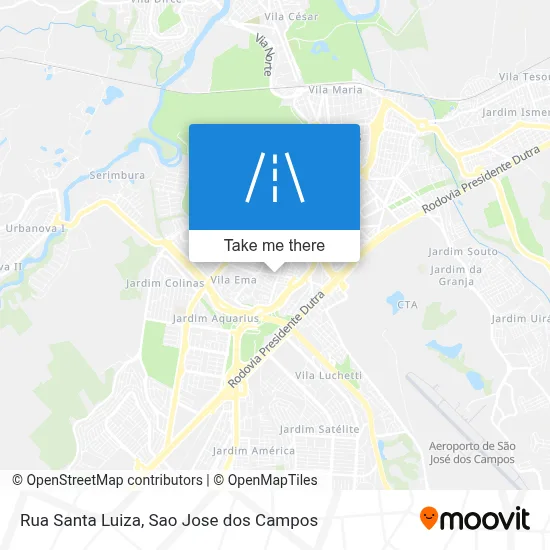 Rua Santa Luiza map
