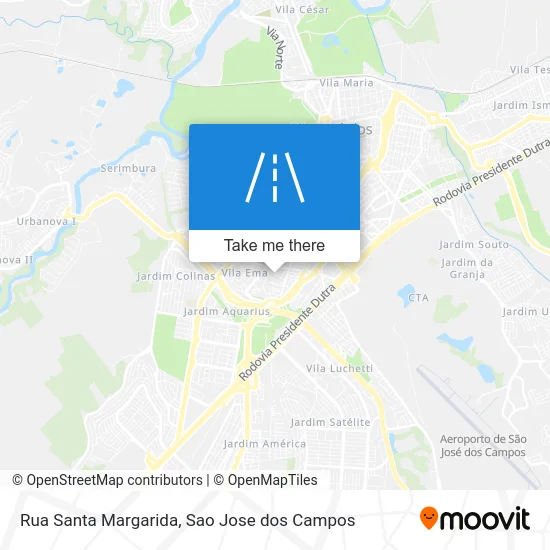 Rua Santa Margarida map