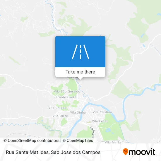 Rua Santa Matildes map