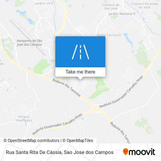 Rua Santa Rita De Cássia map