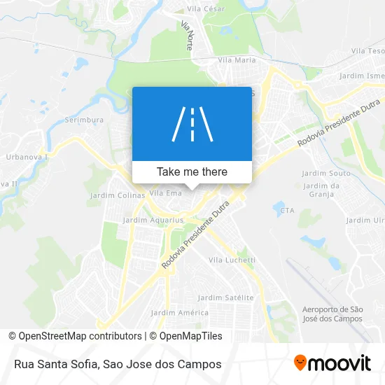 Rua Santa Sofia map
