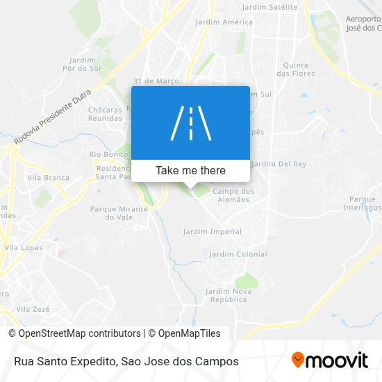 Rua Santo Expedito map