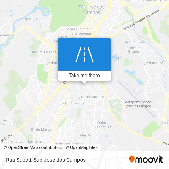 Rua Sapoti map