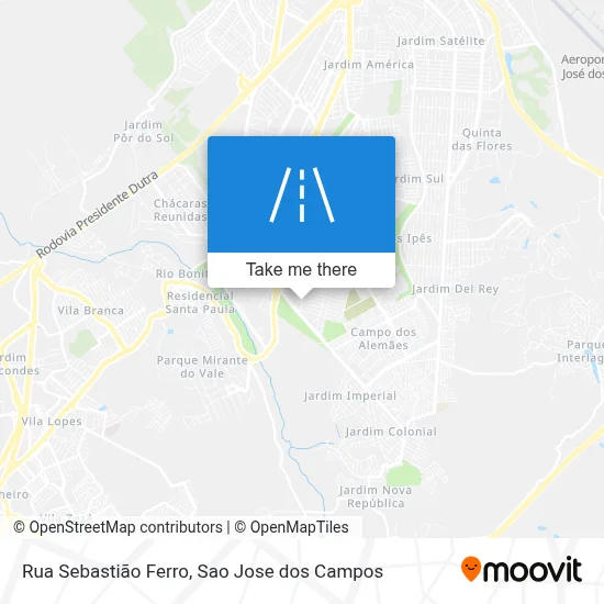Rua Sebastião Ferro map