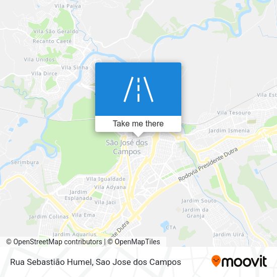 Rua Sebastião Humel map