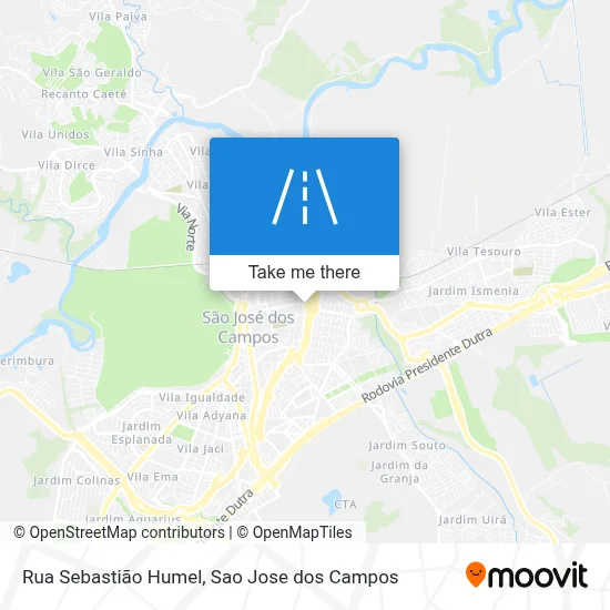 Rua Sebastião Humel map