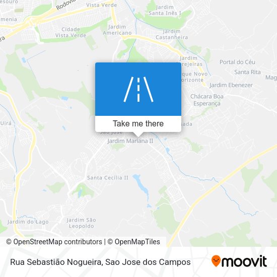 Rua Sebastião Nogueira map
