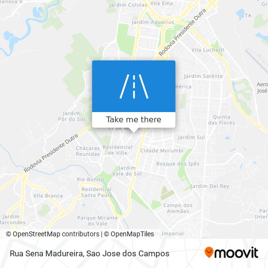 Rua Sena Madureira map