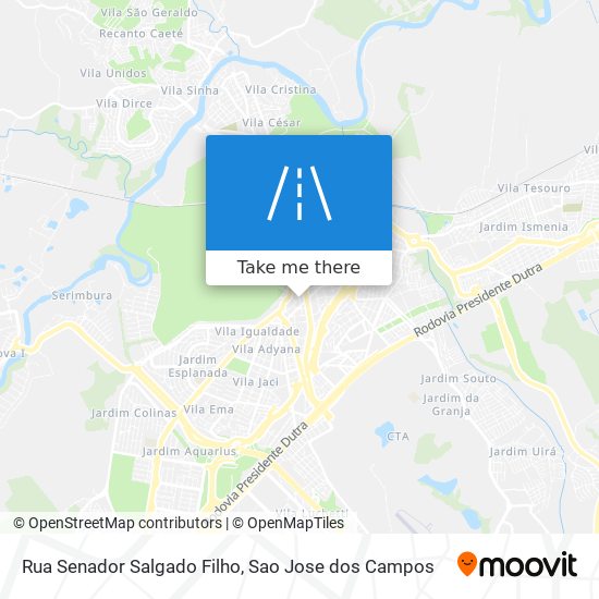 Rua Senador Salgado Filho map