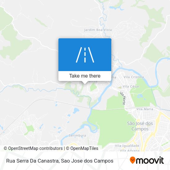 Rua Serra Da Canastra map
