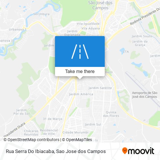 Mapa Rua Serra Do Ibiacaba