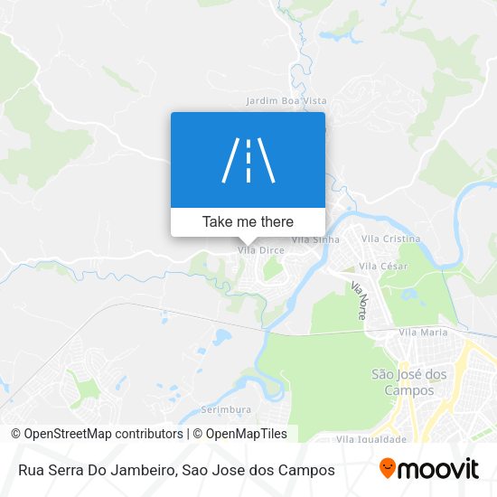 Rua Serra Do Jambeiro map