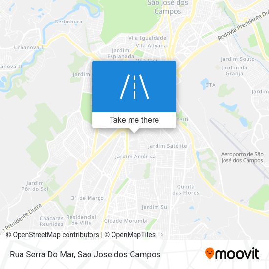 Rua Serra Do Mar map