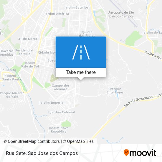 Rua Sete map