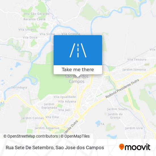 Mapa Rua Sete De Setembro