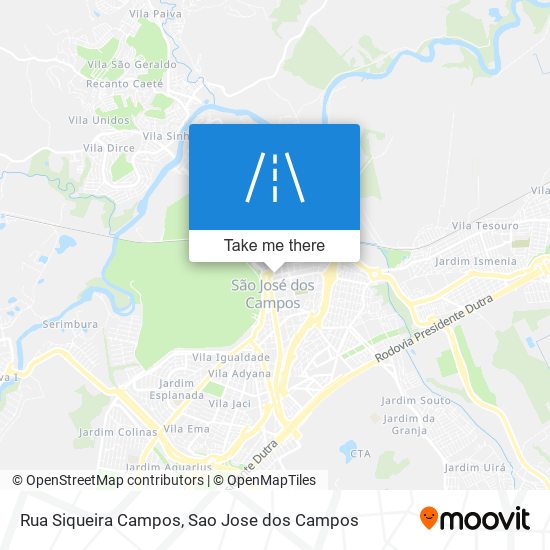 Mapa Rua Siqueira Campos