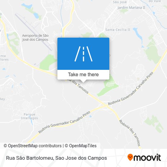 Rua São Bartolomeu map