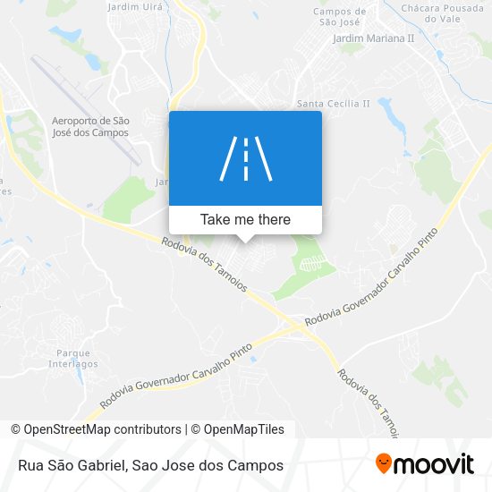 Rua São Gabriel map