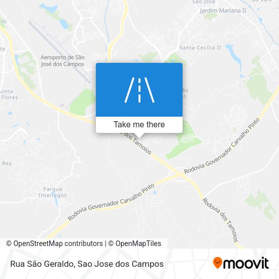 Rua São Geraldo map