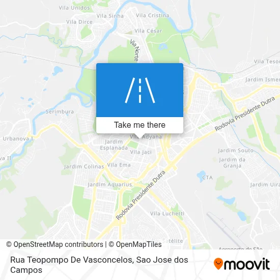 Rua Teopompo De Vasconcelos map