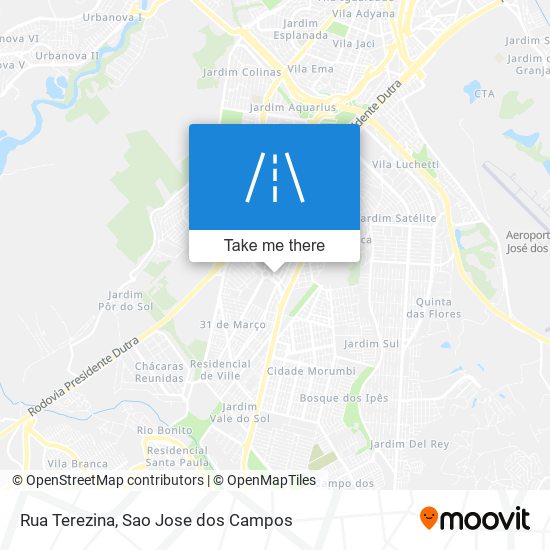 Rua Terezina map