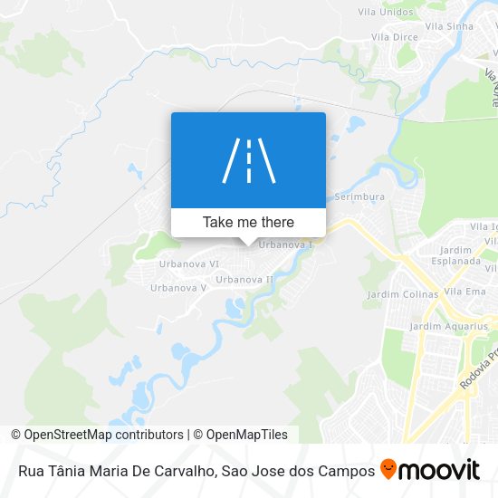 Rua Tânia Maria De Carvalho map