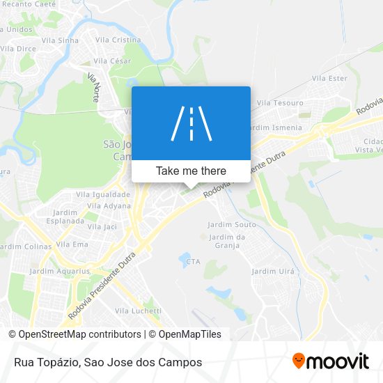 Rua Topázio map