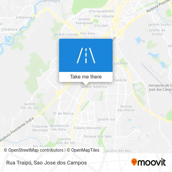 Rua Traipú map