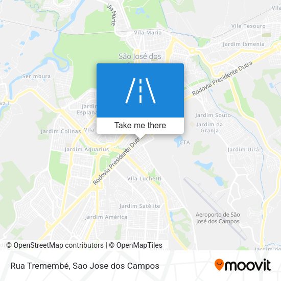 Rua Tremembé map